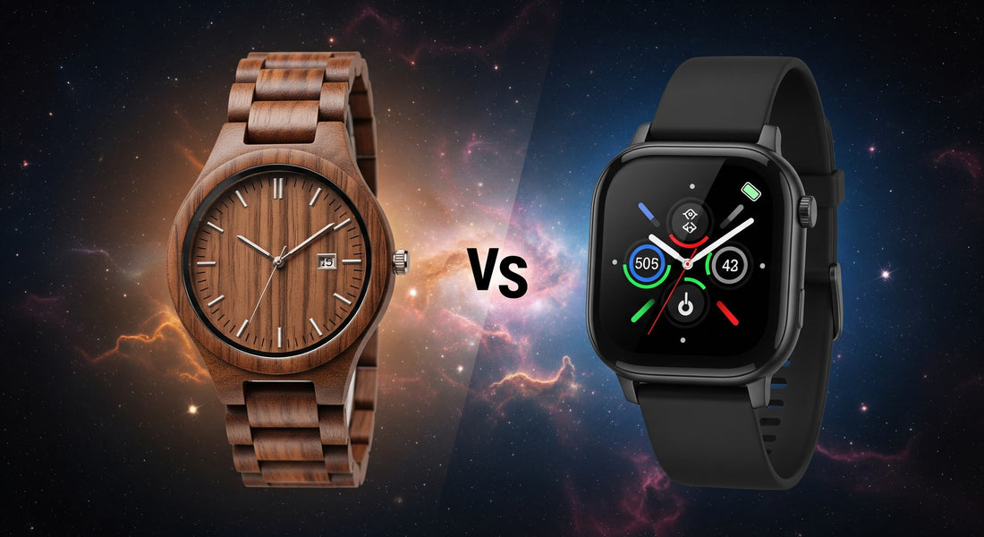 wooden watch vs smartwatch comparison