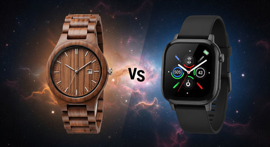 wooden watch vs smartwatch comparison