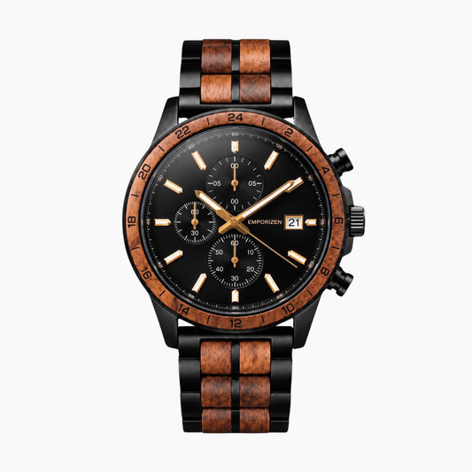 Mens Wooden Watch Emporizen Legatum