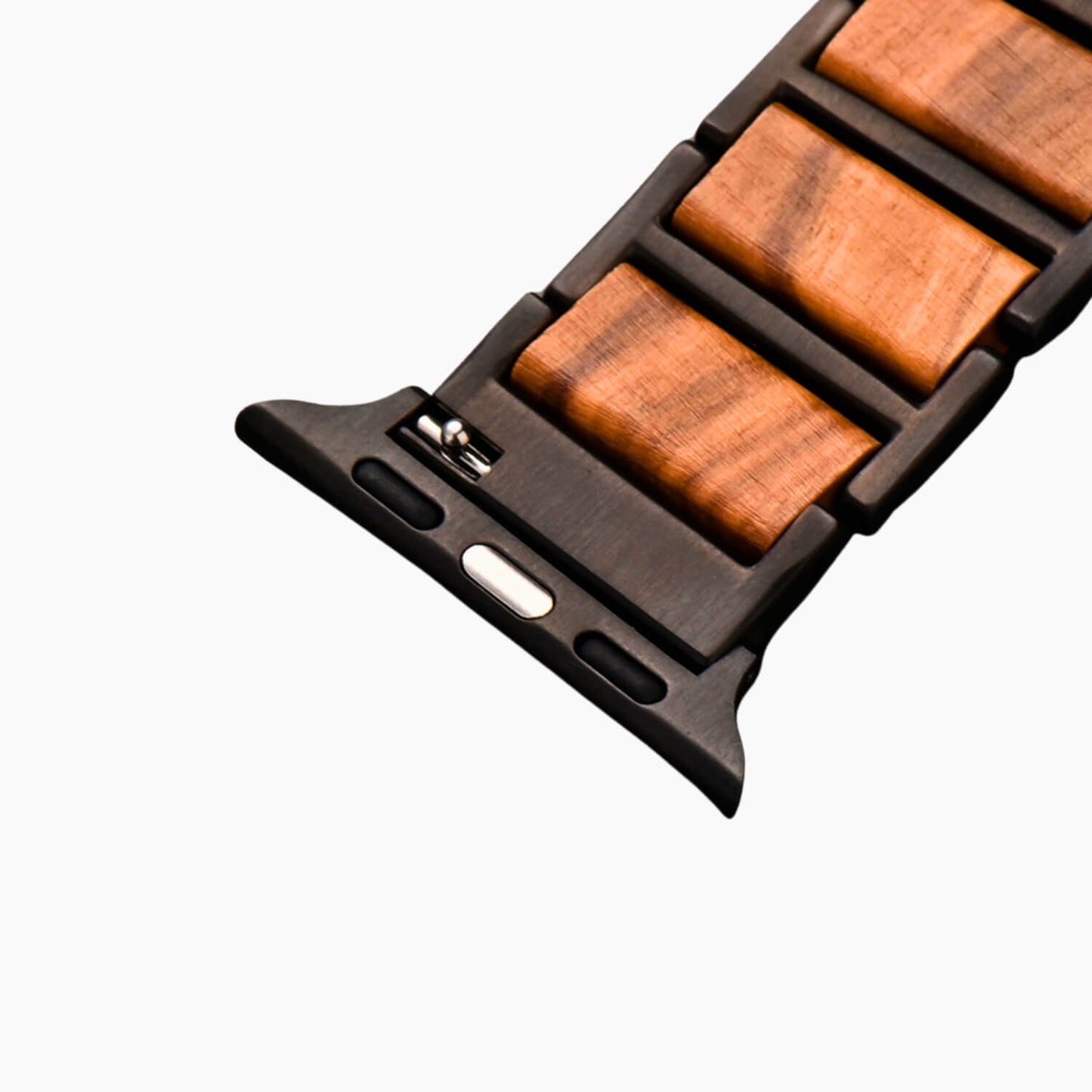 Connector of Natural Wood Apple Watch Band Emporizen