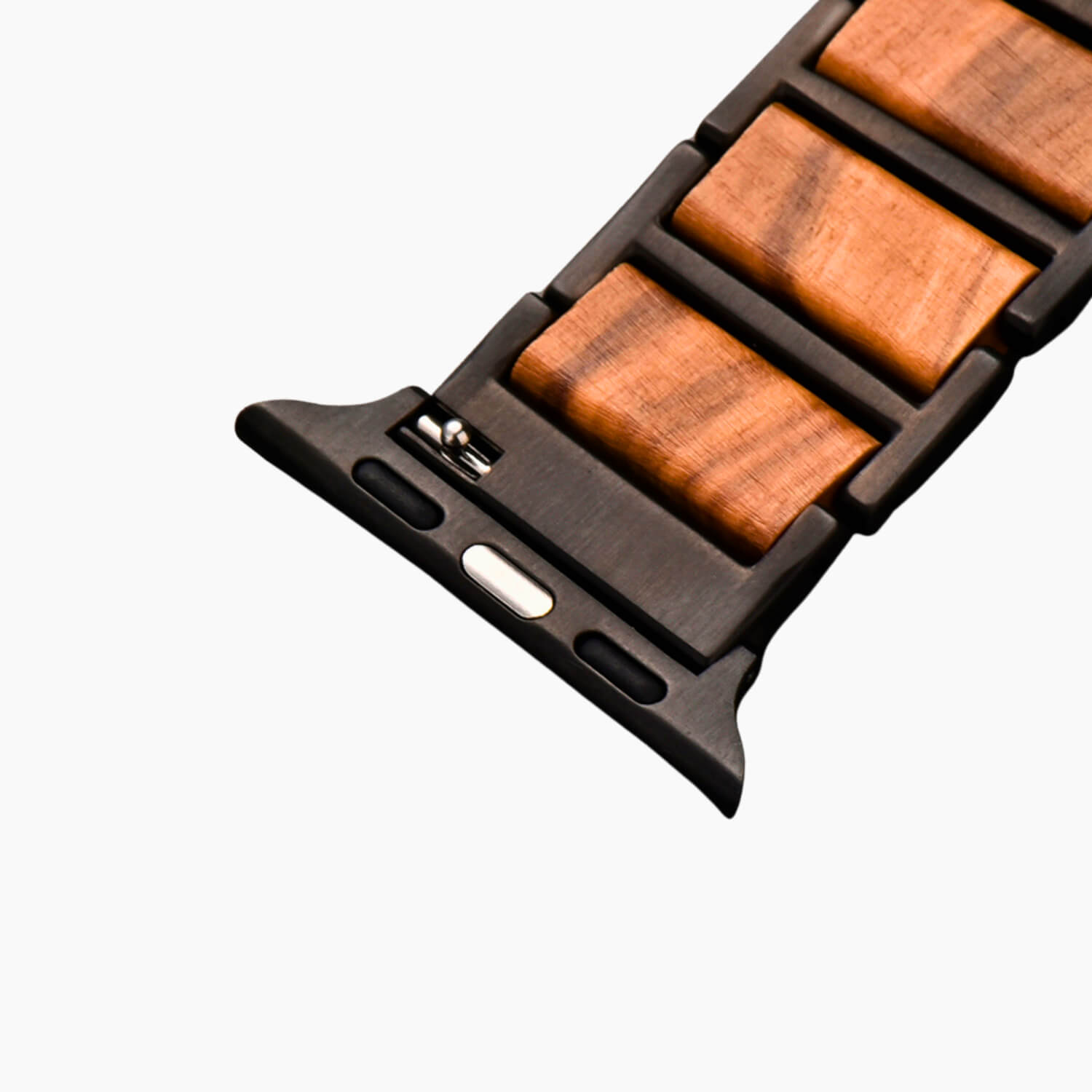 Connector of Natural Wood Apple Watch Band Emporizen