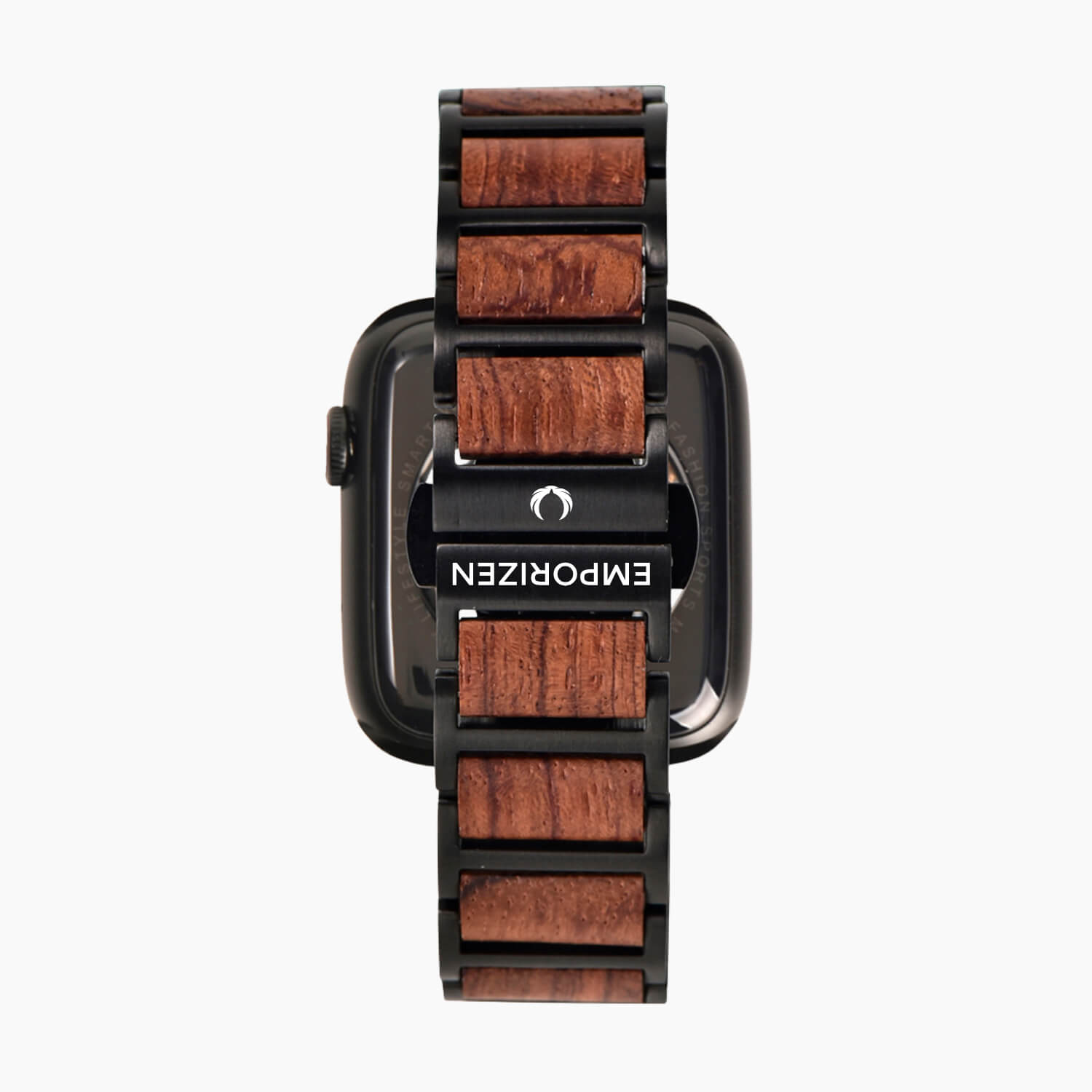 Back view of Premium Eco-Friendly Wooden Apple Watch Strap